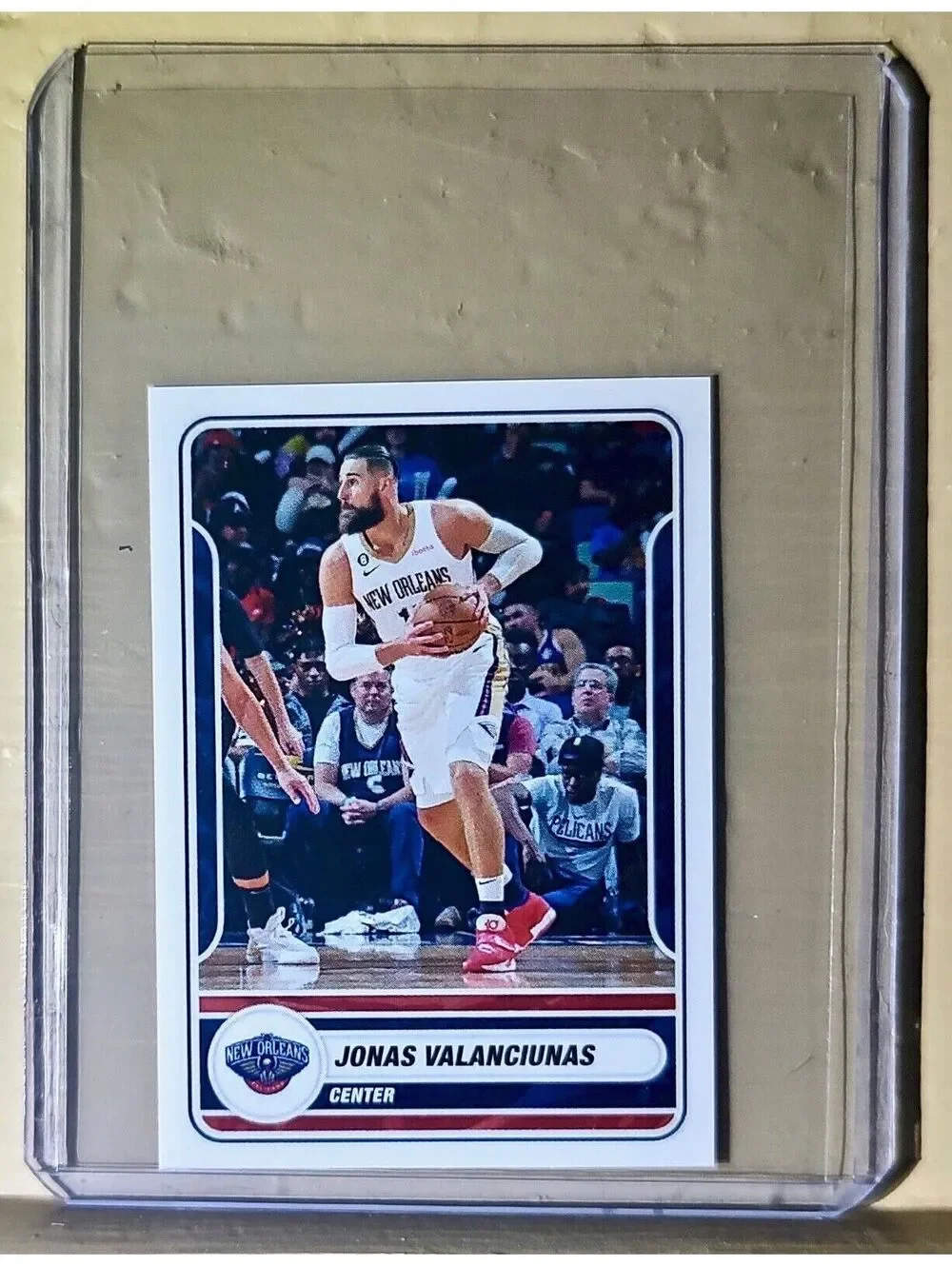 2023-24 Jonas Valančiunas Panini NBA Basketball #408 Sticker Pelicans